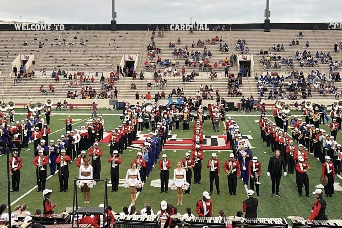 Ivette 'takes the field' at Lamar